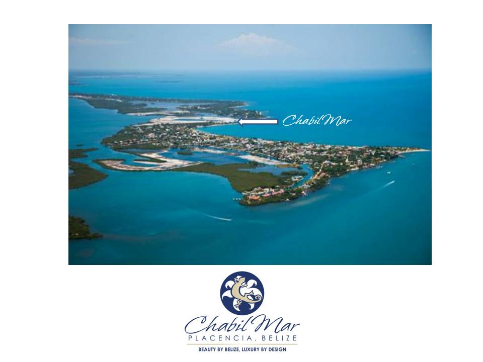 Placencia Village Aerial and Chabil Mar Belize Resort