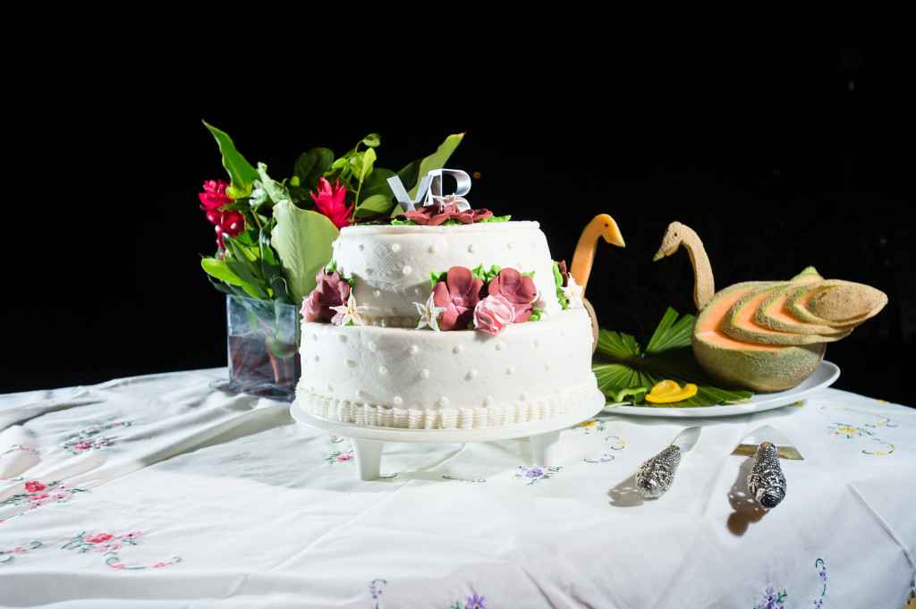 Cake & Fruit Wedding Chabil Mar Resort Belize