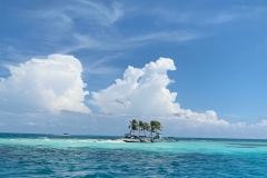 Catching a Magnificent Scene of Silk Caye on a Belize Vacation Today