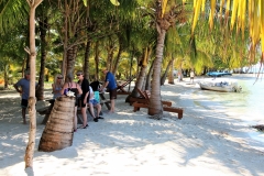 Ahhhh, We have arrived for our Island (Caye) Tour Day from Chabil Mar Resort, Placencia Village