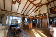 2nd Floor Villas have beautiful vaulted ceilings! All Villas include ceiling fans and A/C throughout!