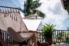 Each Villa includes a Sea-Facing Veranda with Hammock