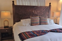 Extraordinary Carved Headboard by Local Carver - Frank T