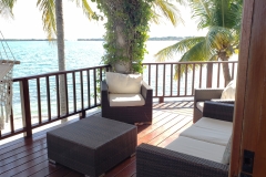 A Seafront View from a Veranda at Chabil Mar