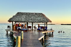 Good Times Happy Hour on the Pier at Chabil Mar Villas Resort