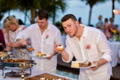 A Beach Wedding Buffet - Photo by Jose Luis Zapata