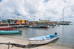 Pier Plaza and Marina at the end of the 16 mile-long Placencia Peninsula in the Village