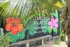 We Love You a Latte in Placencia Village