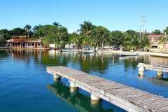 Placencia Village is located at the very end of the 16-mile long Placencia Peninsula