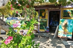 Art Shop along the Placencia sidewalk - Placencia Village is also the location of the Annual Arts and Music Festival