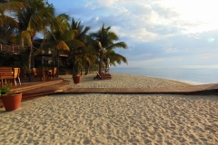 Sunrise over the beach casts a magnificent glow each morning!