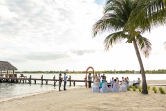 Beach Wedding Ceremony - Chabil-Mar Resort, Placencia Belize