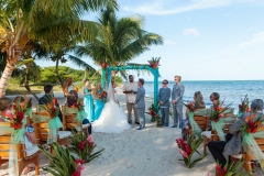 Beach Ceremony --Brent and Lindsay - Chabil Mar Resort Belize