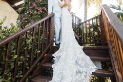 Wedding Dress Train - Belize Destination Wedding