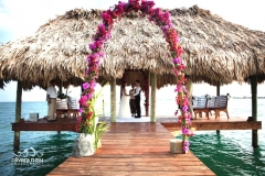 Wedding Ceremony on the Pier at Chabil Mar - A Private Event