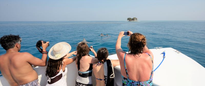  getting to Laughing Bird Caye