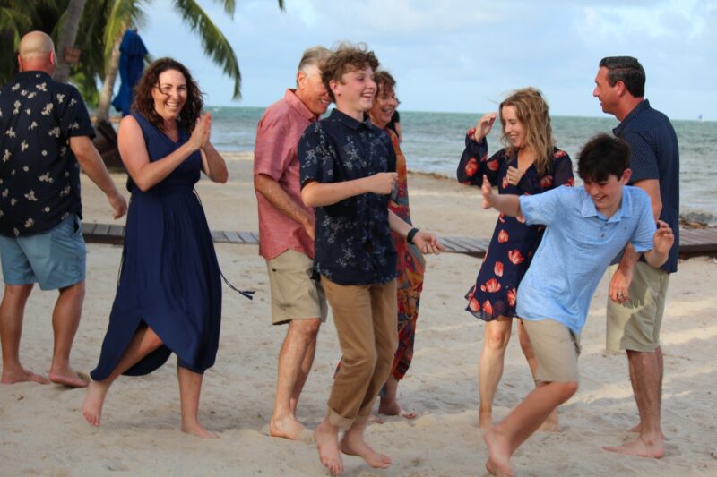 Belize beach vacation families