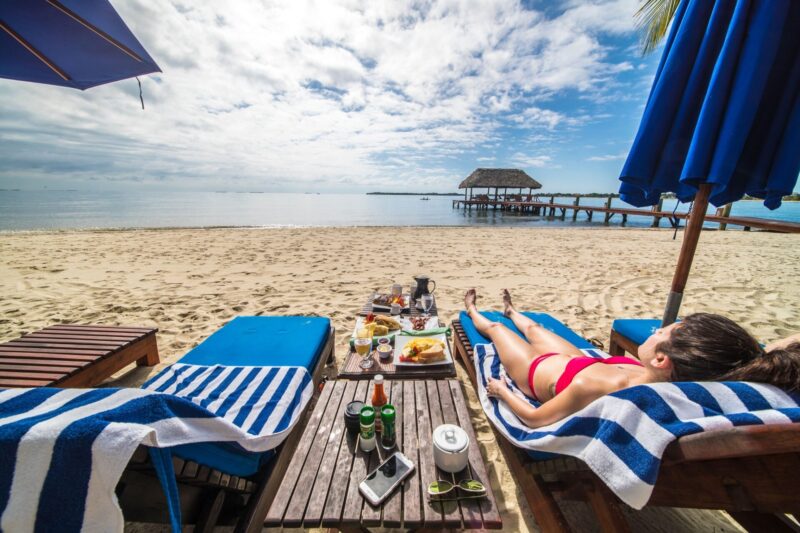 Belize beach romance